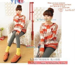 專業供應沙河服裝批發網長款針織鏤空毛衣，廠家直銷，品質保障